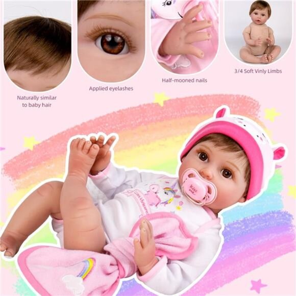 Toys | Realistic Newborn Dolls Pink Unicorn Real Life Baby  Realistic Newborn Dolls Pink Unicorn Real Life Baby Girl Dolls